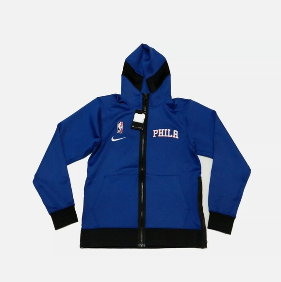 Nike Therma Flex Philadelphia 76ers Embroidered Full Zip Jacket CN4052-495 Sz XL - Picture 3 of 9